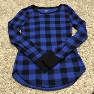 Thermal Old Navy Buffalo Plaid Top
